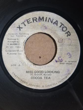 7inch Record COCOA TEA Miss Good Looking NONE XTerminator 1993 Jamaica Reggae Ska Dub Used
7inch Record COCOA TEA Miss Good Looking NONE XTerminator 1993 Jamaica Reggae Ska Dub Used
