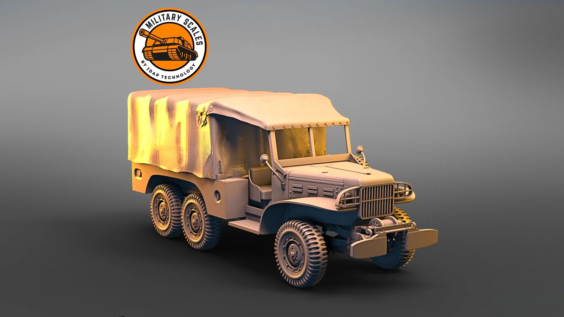 IDAP Technology American Dodge Truck Resin Kit PD48048 1/48 WC-63 Six-Wheel (Combat Vehicle)
IDAP Technology American Dodge Truck Resin Kit PD48048 1/48 WC-63 Six-Wheel (Combat Vehicle)