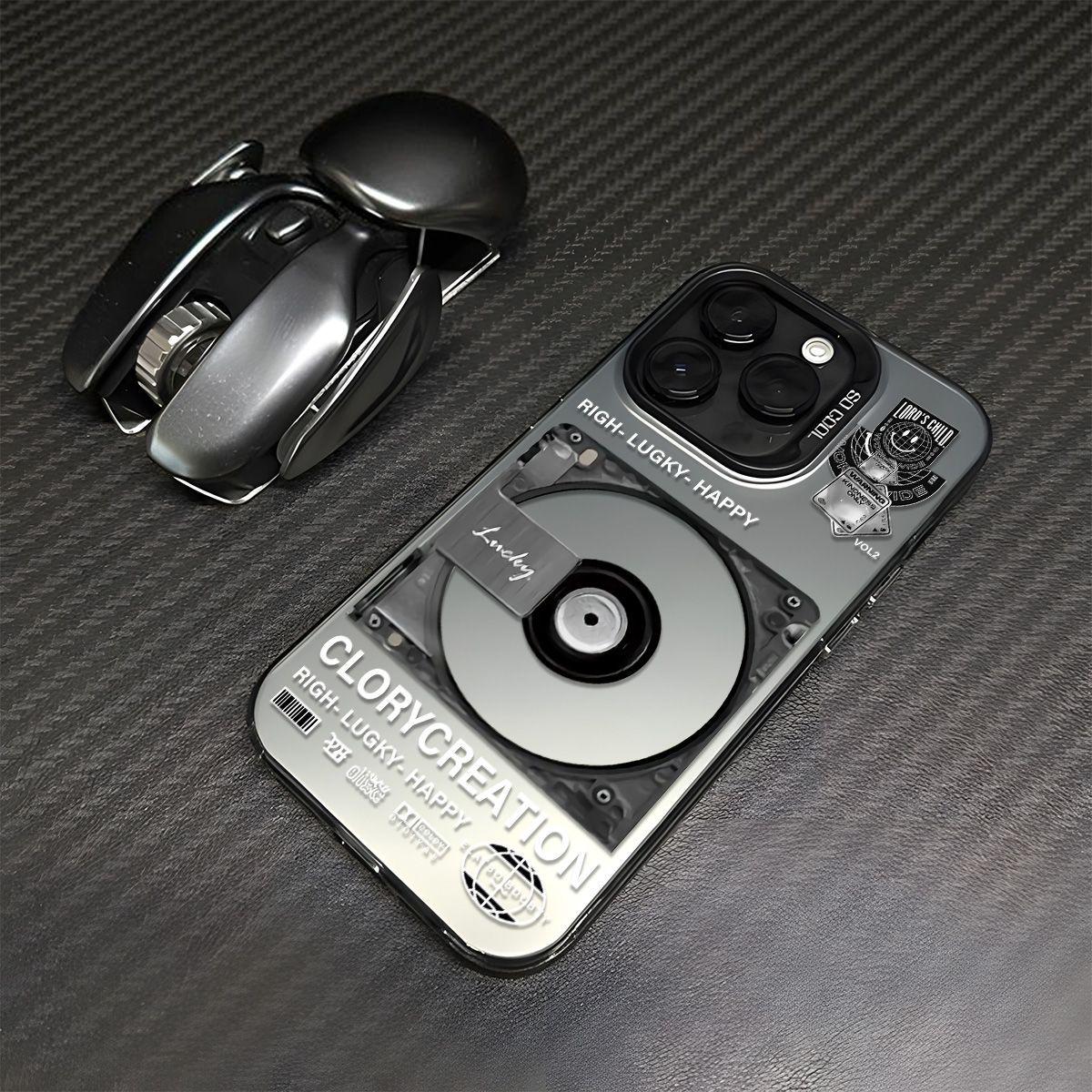 iPhone 15 Pro Mobile Phone Case with CD Record Design for Apple iPhone 14/13, 12, 11XsMax/Plus, XR/X Tide - Laser Engraved. iPhone 7/8
iPhone 15 Pro Mobile Phone Case with CD Record Design for Apple iPhone 14/13, 12, 11XsMax/Plus, XR/X Tide - Laser Engraved. iPhone 7/8