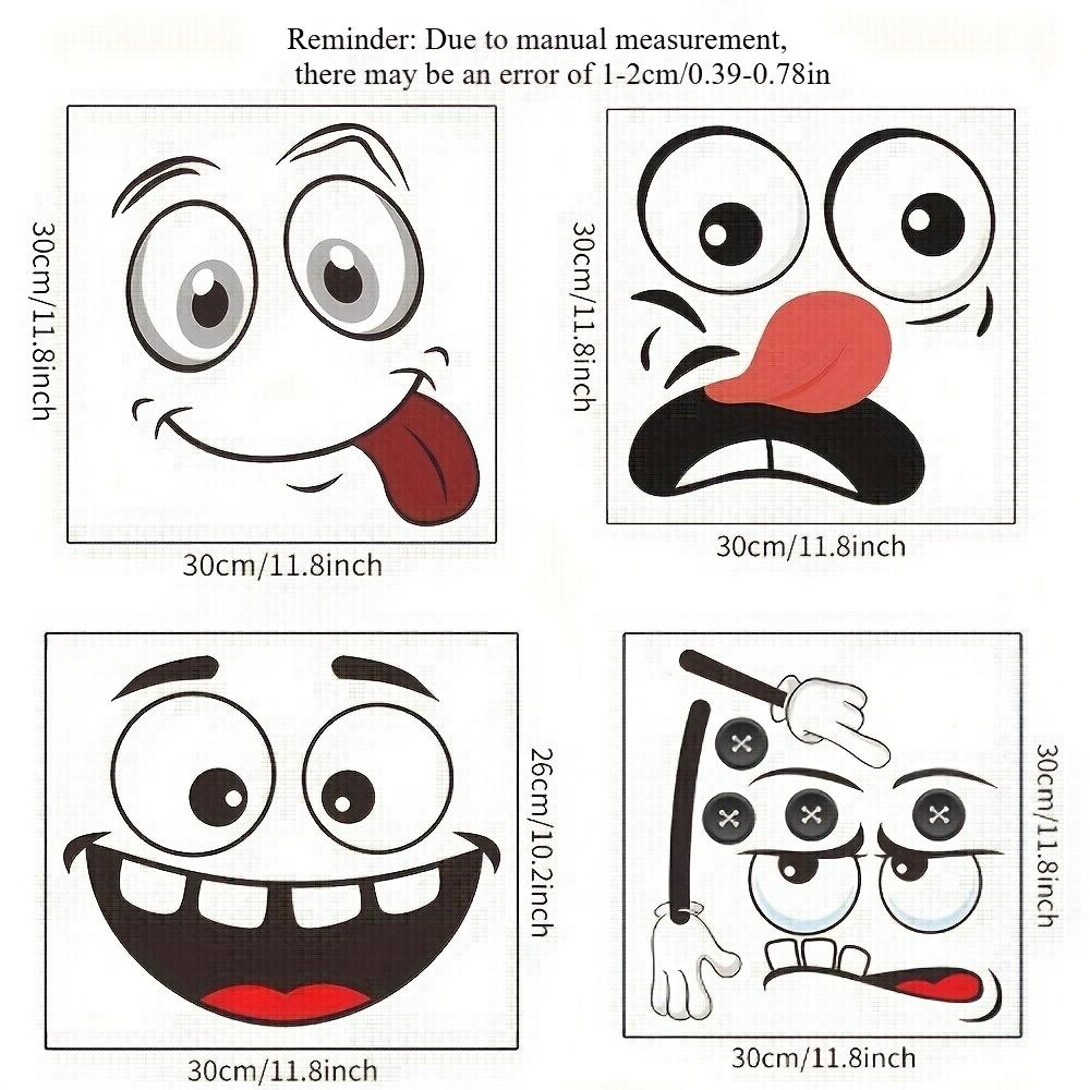 4pcs Personalized Cartoon Face Self-Adhesive PVC Stickers,Expression Stickers, Can Be Used Indoors and Outdoors, Door Wallpaper
4pcs Personalized Cartoon Face Self-Adhesive PVC Stickers,Expression Stickers, Can Be Used Indoors and Outdoors, Door Wallpaper