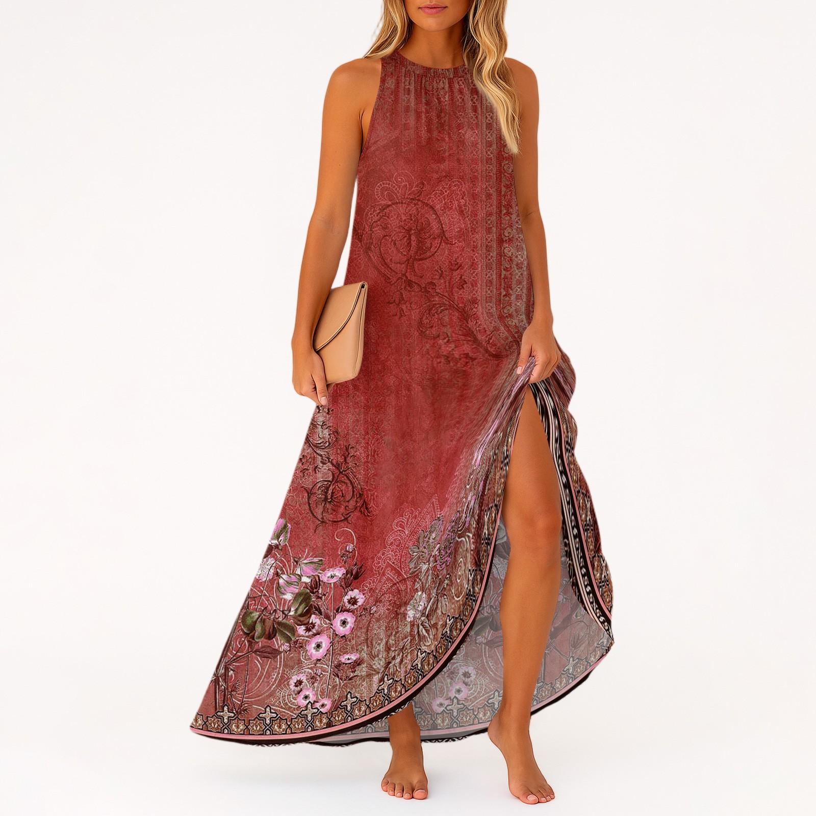 Women s Casual And Fashionable Round-neck Sleeveless Mid Length Dress XL червоний
Women s Casual And Fashionable Round-neck Sleeveless Mid Length Dress XL червоний