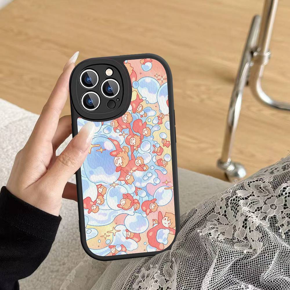 Cute P-Ponyo Movie On The Cliff Leather Phone Case For IPhone 16 15 14 13 12 11 Pro Max Plus Shockproof Cover iPhone 14
Cute P-Ponyo Movie On The Cliff Leather Phone Case For IPhone 16 15 14 13 12 11 Pro Max Plus Shockproof Cover iPhone 14