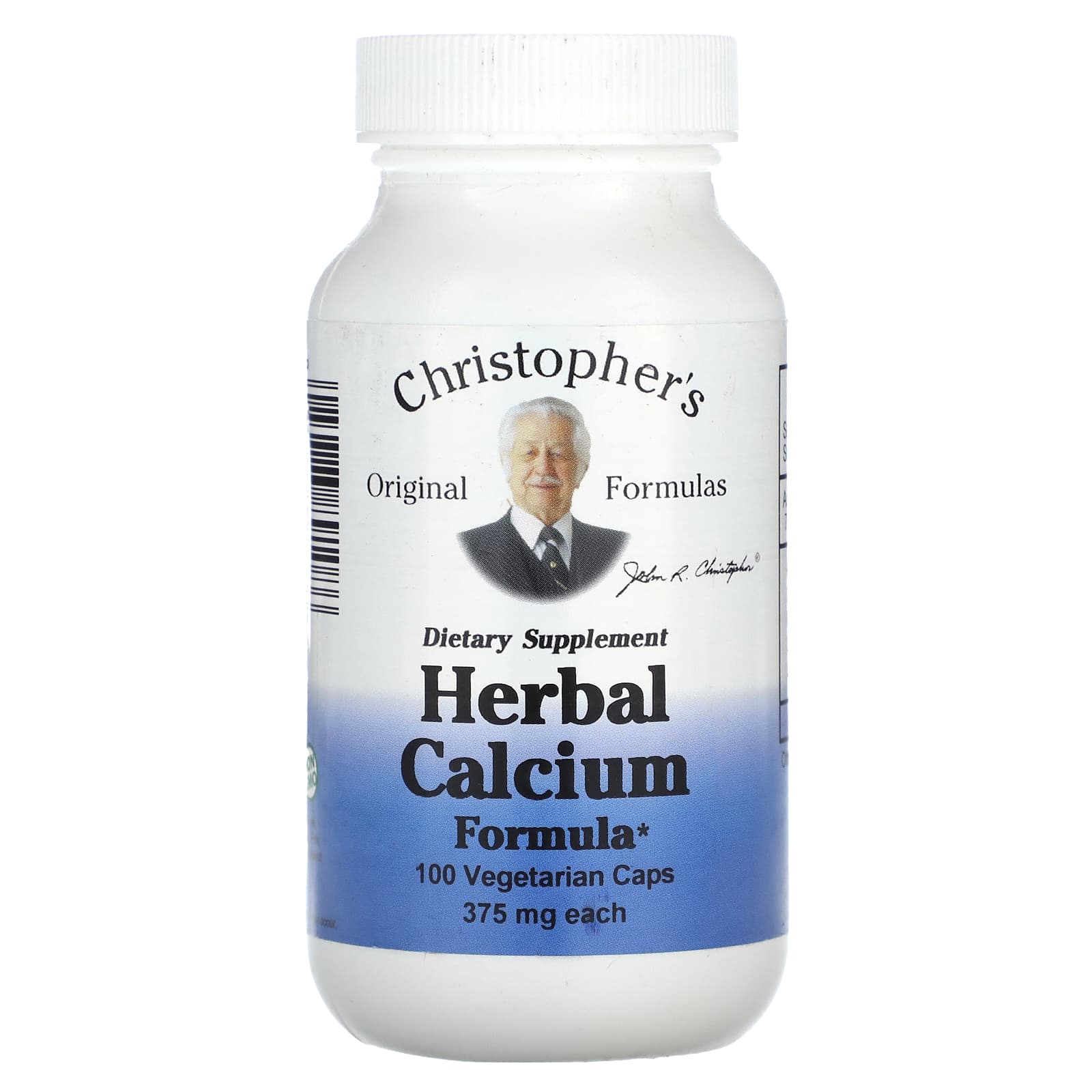 Christopher S Original Formulas, Calcium Formula with Herbs, 400Mg, 100 Veggie Caps
Christopher S Original Formulas, Calcium Formula with Herbs, 400Mg, 100 Veggie Caps