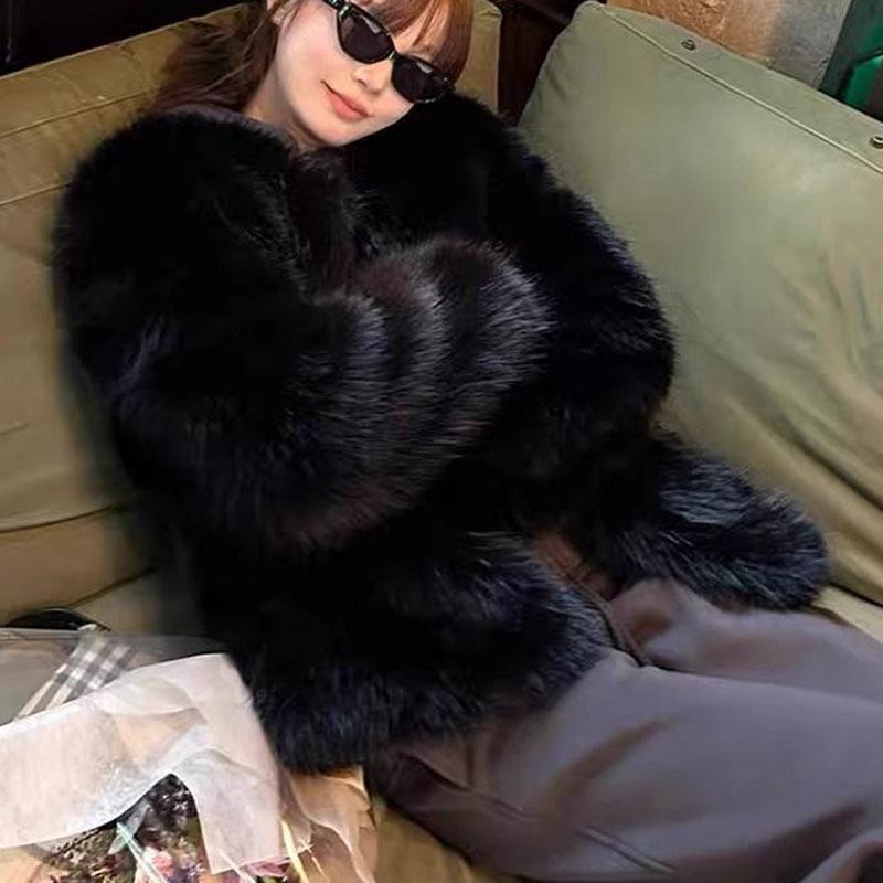 Зимние теплые плюшевые куртки женские с круглым вырезом модные верхние одежды искусственный мех пальто для женщин утолщенные свободные женские зимние куртки S чёрный
Зимние теплые плюшевые куртки женские с круглым вырезом модные верхние одежды искусственный мех пальто для женщин утолщенные свободные женские зимние куртки S чёрный