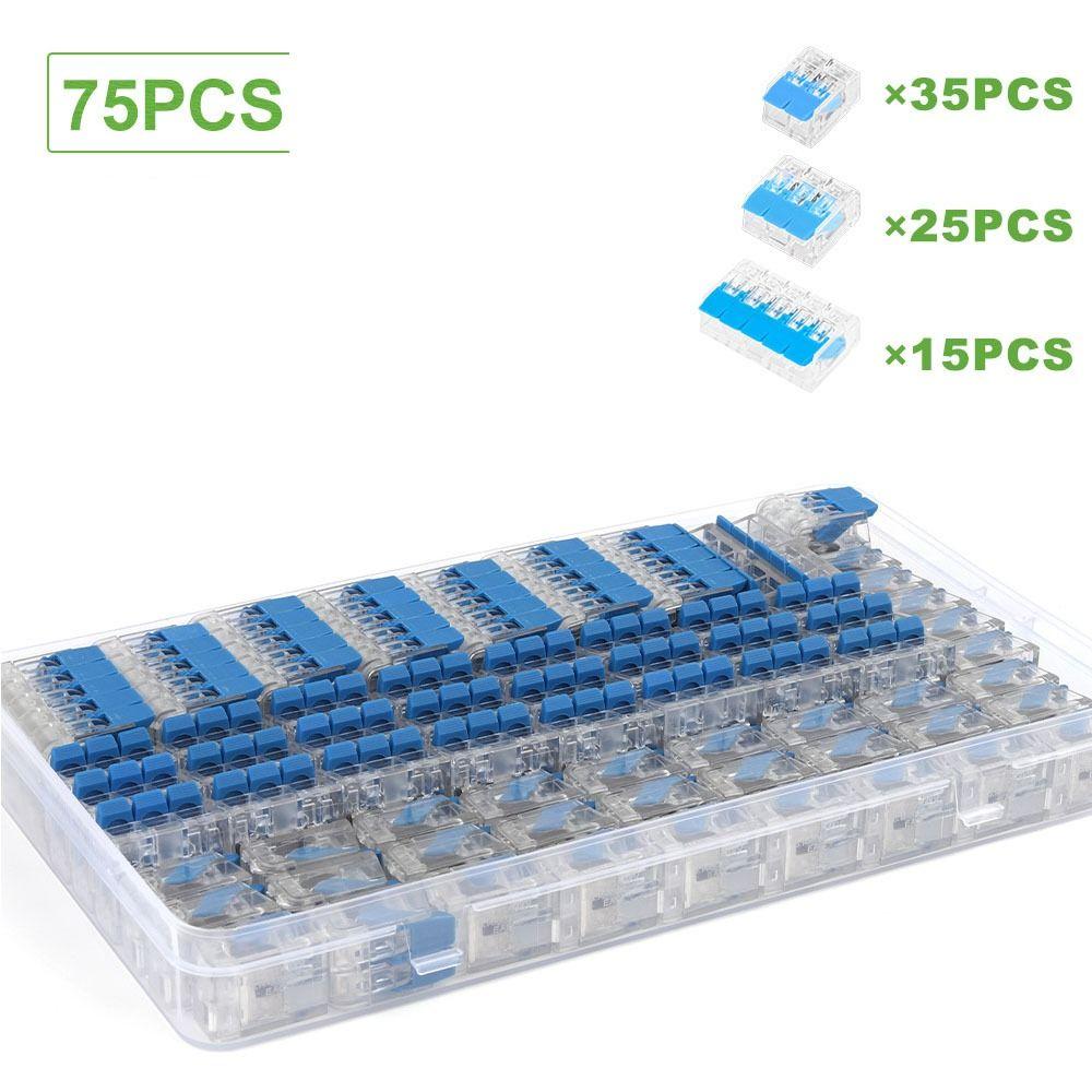 75Pcs /Box Quick Wiring Electrical Lever Wire Connectors Wire Terminal Connector Electrical Wire червоний
75Pcs /Box Quick Wiring Electrical Lever Wire Connectors Wire Terminal Connector Electrical Wire червоний