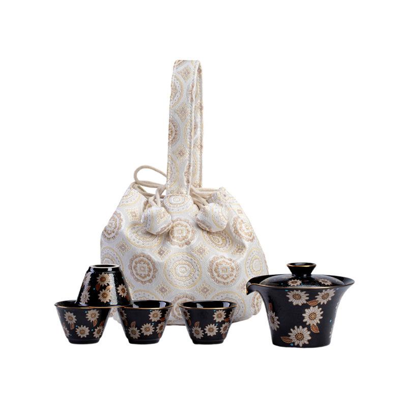 Stacked Materials Sunflower Gilding Tea Set Complete Set Vintage Tea Ceremony Set Teapot And Tea Cup Set Tableware Decoration
Stacked Materials Sunflower Gilding Tea Set Complete Set Vintage Tea Ceremony Set Teapot And Tea Cup Set Tableware Decoration