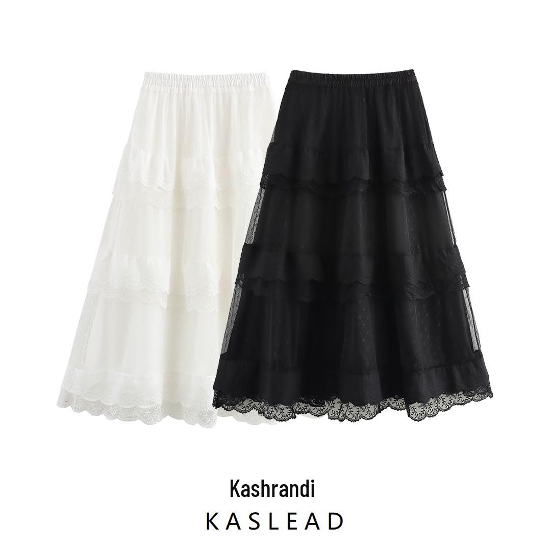 Spring 2025 Women s European & American Lace Trim Puff Midi Skirt One Size чорний
Spring 2025 Women s European & American Lace Trim Puff Midi Skirt One Size чорний