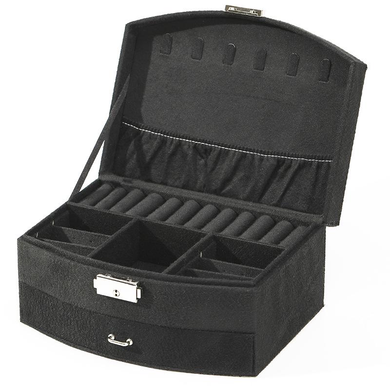 Velvet Jewelry Box with Lock for Earrings & Studs - Cute Gift Pouch 20x16x10 cm сірий колір
Velvet Jewelry Box with Lock for Earrings & Studs - Cute Gift Pouch 20x16x10 cm сірий колір
