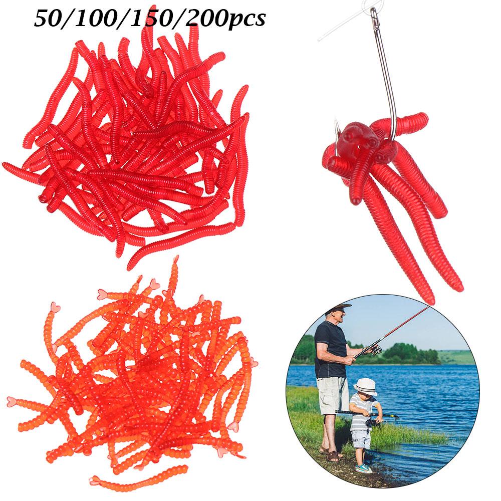 50pcs-200pcs Bream Tackle Bass Fishy Smell Worm Red Baits bloodworm EarthWorm Fishing Lure Style B - 50pcs
50pcs-200pcs Bream Tackle Bass Fishy Smell Worm Red Baits bloodworm EarthWorm Fishing Lure Style B - 50pcs