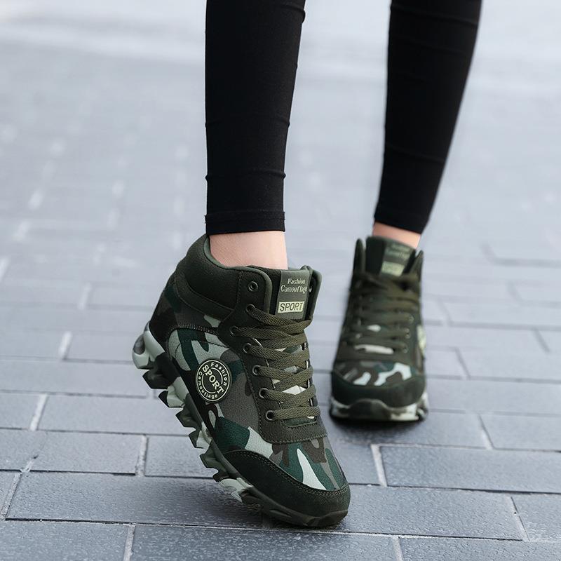 Spring And Autumn High-Top Camouflage Shoes Women S Shoes Sports Shoes Women S Army Green Large Size 4142 Height-Increasing Casual Shoes Single Shoes
Spring And Autumn High-Top Camouflage Shoes Women S Shoes Sports Shoes Women S Army Green Large Size 4142 Height-Increasing Casual Shoes Single Shoes