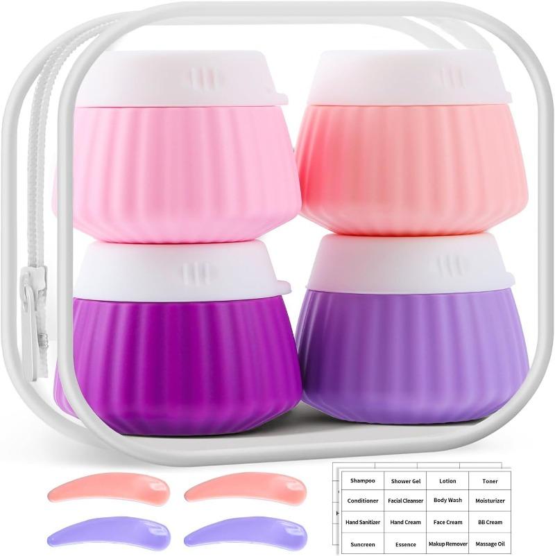 Toiletry Travel Container Silicone Cream Jar TSA Approved Travel Container with Transparent Bag Leak Proof Travel Accessory розовый
Toiletry Travel Container Silicone Cream Jar TSA Approved Travel Container with Transparent Bag Leak Proof Travel Accessory розовый