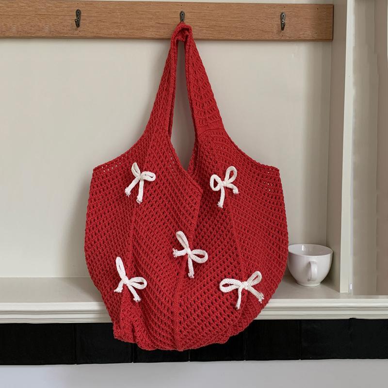 Yogodlns Женская вязаная крючком сумка-конфетница, модная вязаная большая вместительная тканая сумка через плечо, однотонная простая сумка для покупок на лето, пляж 53x2x31cm красный
Yogodlns Женская вязаная крючком сумка-конфетница, модная вязаная большая вместительная тканая сумка через плечо, однотонная простая сумка для покупок на лето, пляж 53x2x31cm красный