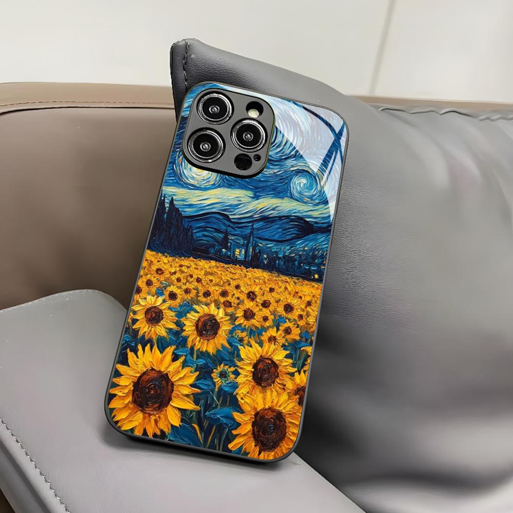 Чехол для телефона с картиной Ван Гога для iPhone 17 Air 16 15 14 12 11 13 Pro Max Mini X Xr Xs Puls Черный стеклянный чехол iPhone 16 Plus
Чехол для телефона с картиной Ван Гога для iPhone 17 Air 16 15 14 12 11 13 Pro Max Mini X Xr Xs Puls Черный стеклянный чехол iPhone 16 Plus