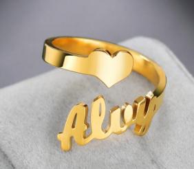 Atoztide Custom Name Ring Unique Personalized Charm Fashion Stainless Steel Letter Gold Color For Women Girlfriend Jewelry Gift adjustable&silver color
Atoztide Custom Name Ring Unique Personalized Charm Fashion Stainless Steel Letter Gold Color For Women Girlfriend Jewelry Gift adjustable&silver color