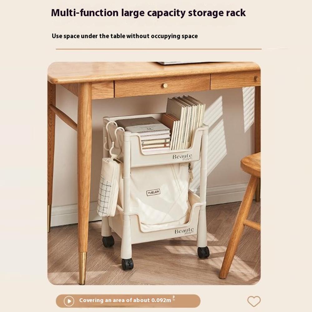 2 Tier Rolling Storage Rack Under Desk Organizer with Wheels for Home/Dormitory Type A
2 Tier Rolling Storage Rack Under Desk Organizer with Wheels for Home/Dormitory Type A