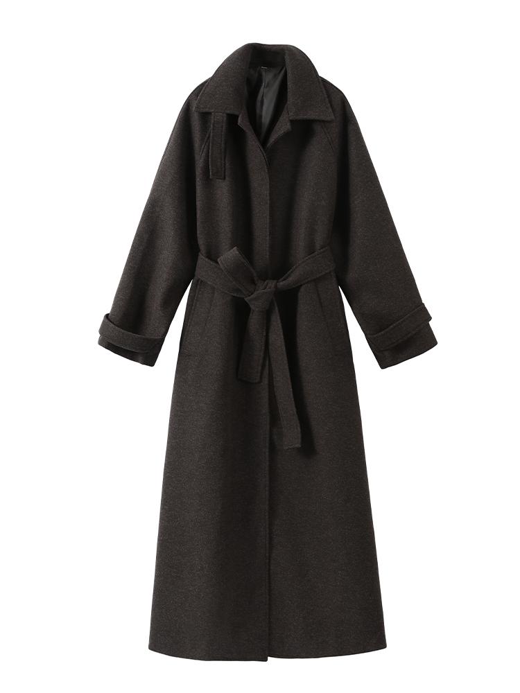 Женское однобортное длинное шерстяное пальто с поясом, подчеркивающим талию, женская коричневая куртка из синтетической шерсти, осень и зима L коричневый
Женское однобортное длинное шерстяное пальто с поясом, подчеркивающим талию, женская коричневая куртка из синтетической шерсти, осень и зима L коричневый