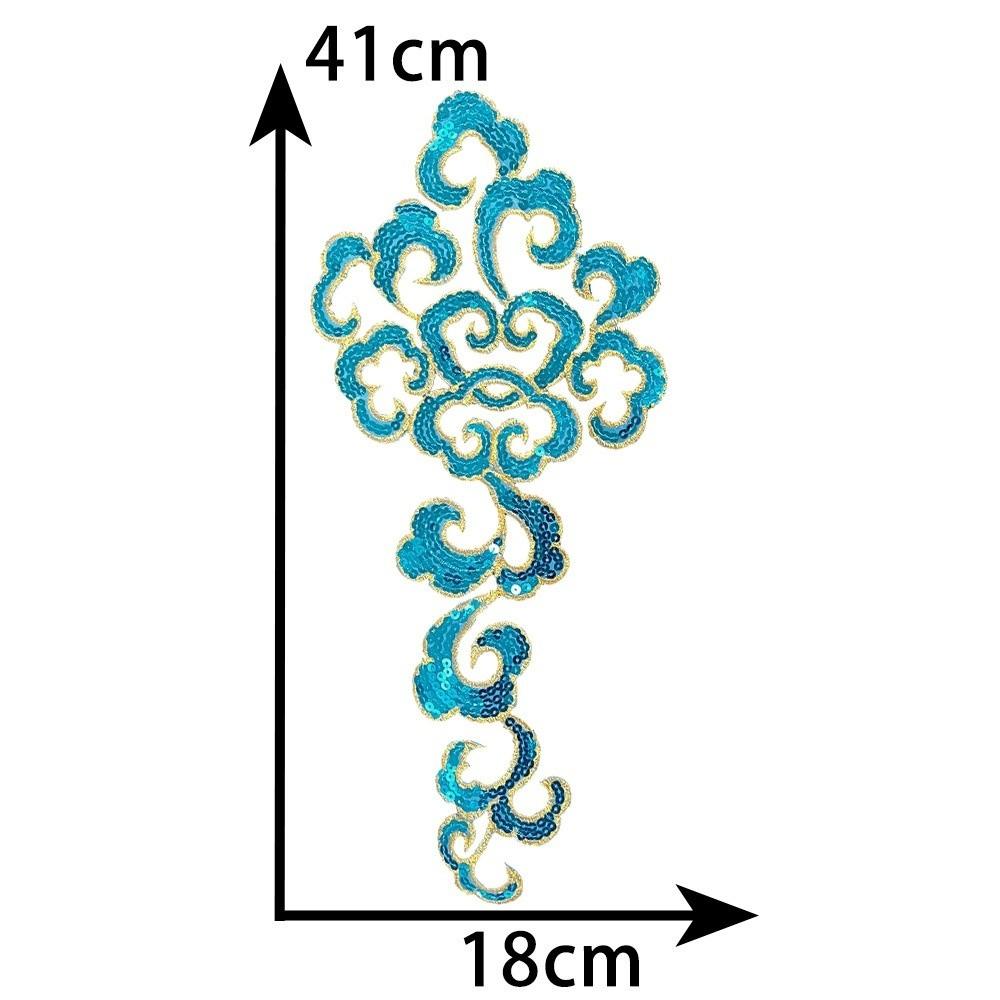Embroidery Cloth Patches Sequins Handmade Sewing Decorative Flowers Iron on Patch Adhesive Backing Cloud Embroidery Cloth небо синє кольору
Embroidery Cloth Patches Sequins Handmade Sewing Decorative Flowers Iron on Patch Adhesive Backing Cloud Embroidery Cloth небо синє кольору
