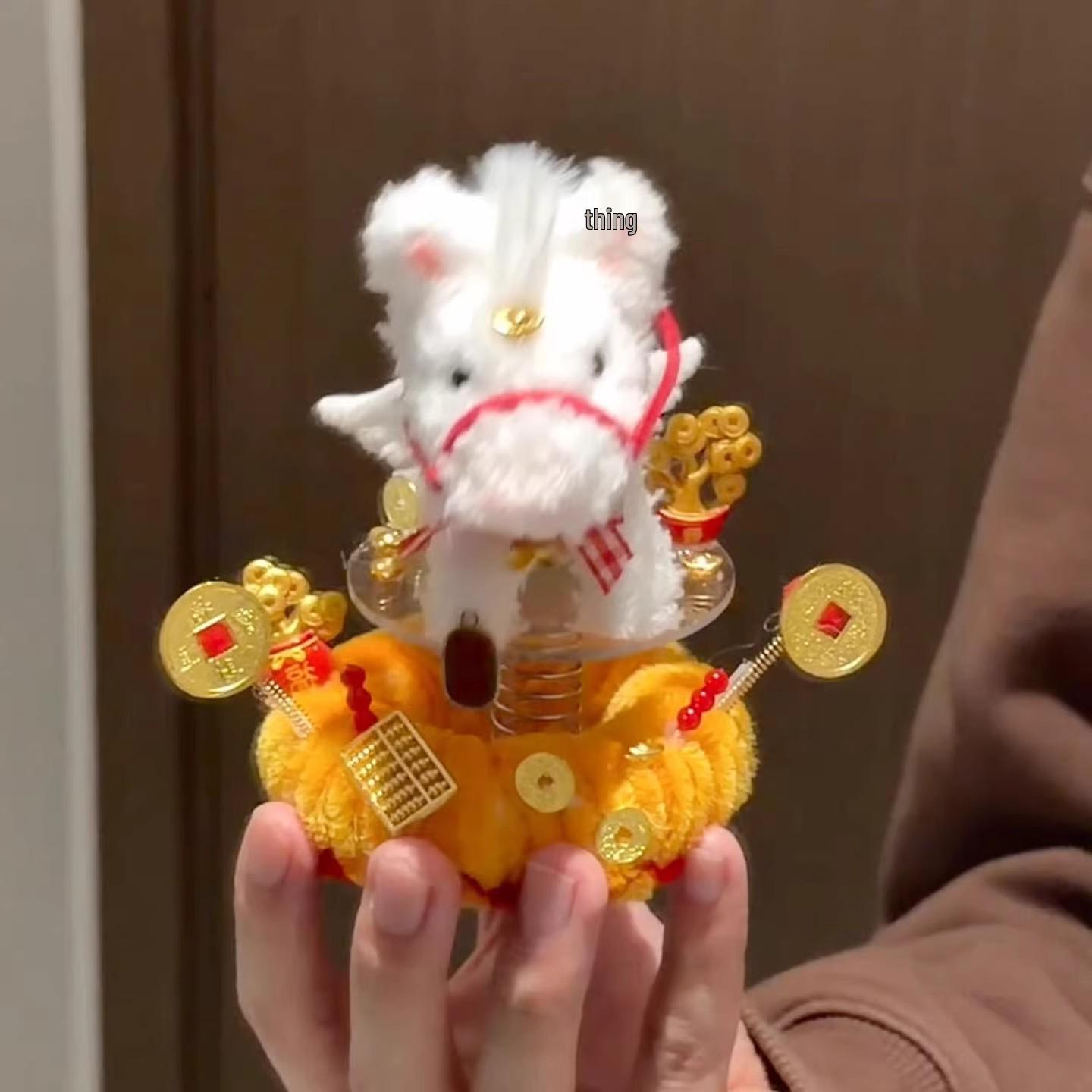 New Year Cartoon Pipe Cleaner Ornaments: Fortune Horse & Dog DIY Kit - Spring Festival Gift
New Year Cartoon Pipe Cleaner Ornaments: Fortune Horse & Dog DIY Kit - Spring Festival Gift