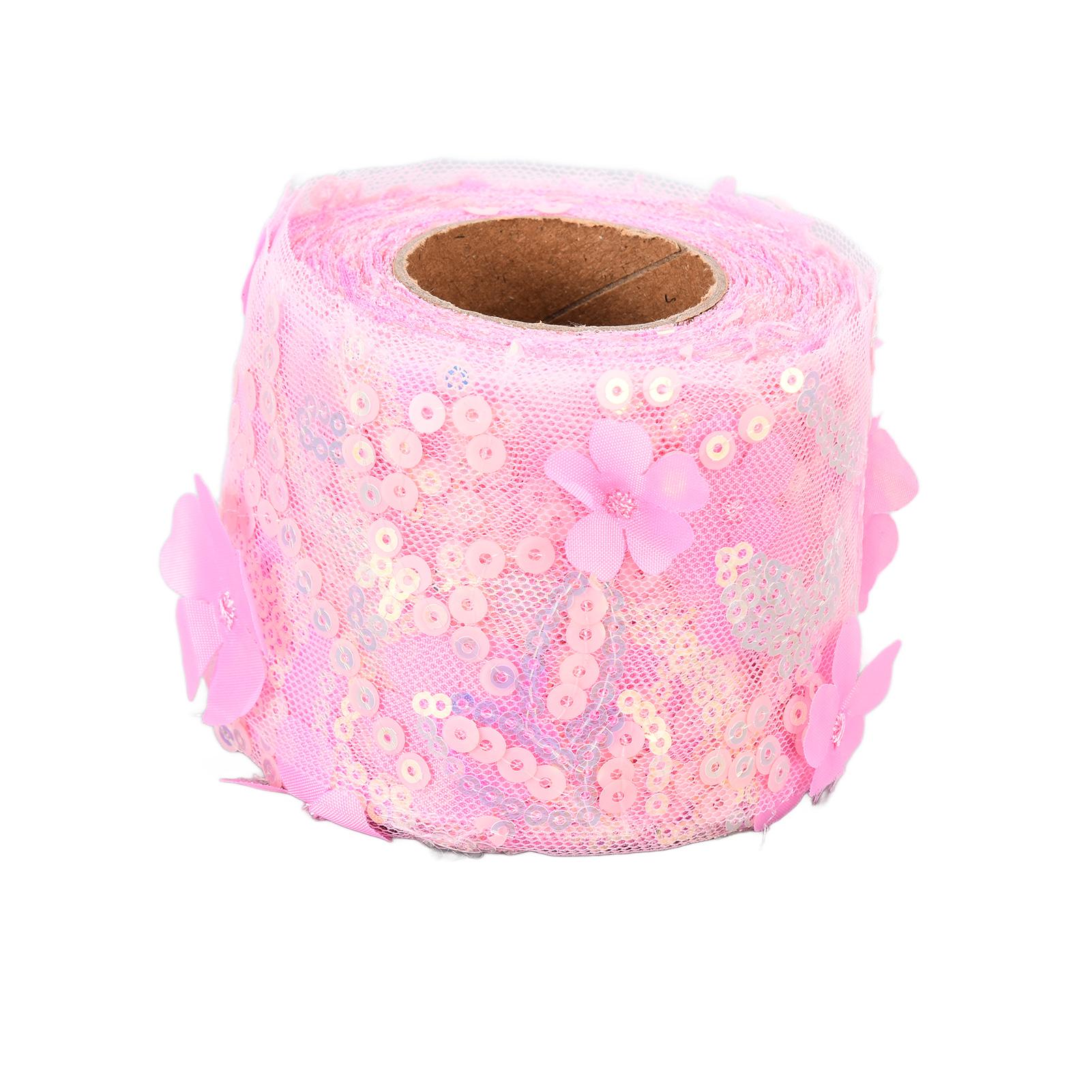 Tulle Roll 10 Yards Embroidered Sequins Flowers Mesh Ribbon Decorative Craft AccessoriesDark Pink золотисто-желтый
Tulle Roll 10 Yards Embroidered Sequins Flowers Mesh Ribbon Decorative Craft AccessoriesDark Pink золотисто-желтый