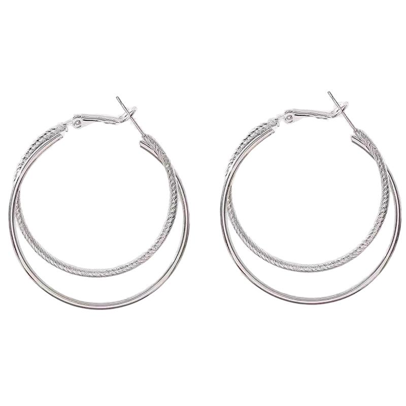 1Pair Luxury Fashion Double Round Earrings For Women Girls Exquisite Sweet Trendy Earrings Wedding Jewelry Accessories Gifts
1Pair Luxury Fashion Double Round Earrings For Women Girls Exquisite Sweet Trendy Earrings Wedding Jewelry Accessories Gifts