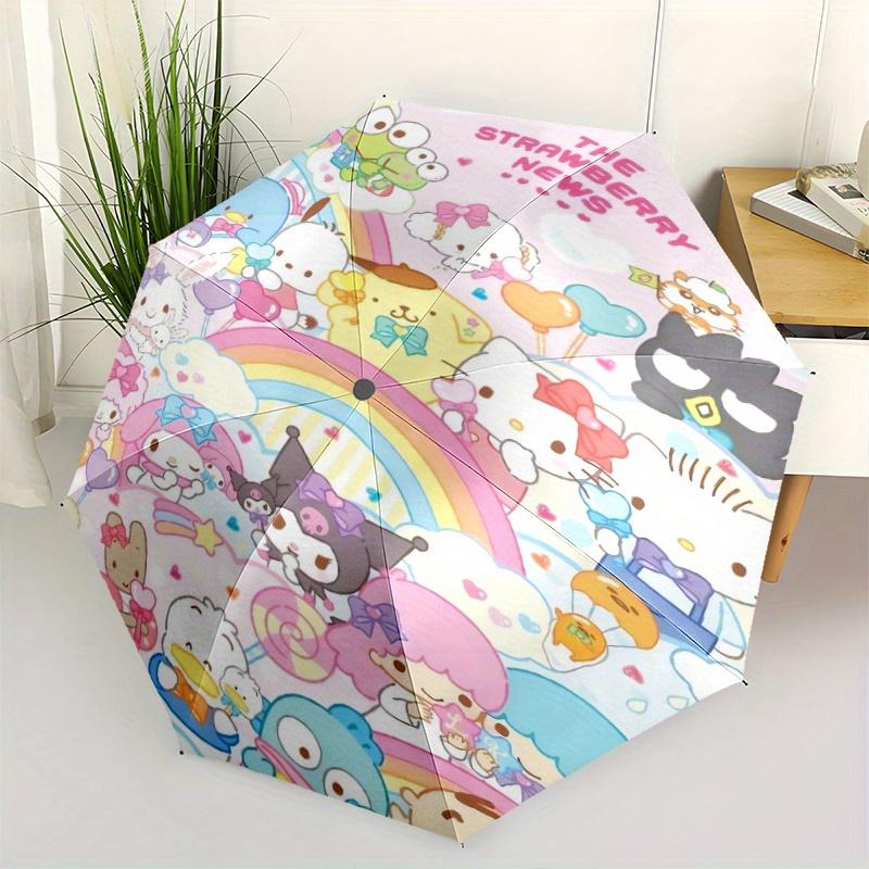Sanrio Characters Automatic 3-Fold Umbrella Design, Cute Cartoon Pattern, Portable Outdoor Umbrella, Perfect, Holiday Gift for Disney fans.Y097
Sanrio Characters Automatic 3-Fold Umbrella Design, Cute Cartoon Pattern, Portable Outdoor Umbrella, Perfect, Holiday Gift for Disney fans.Y097