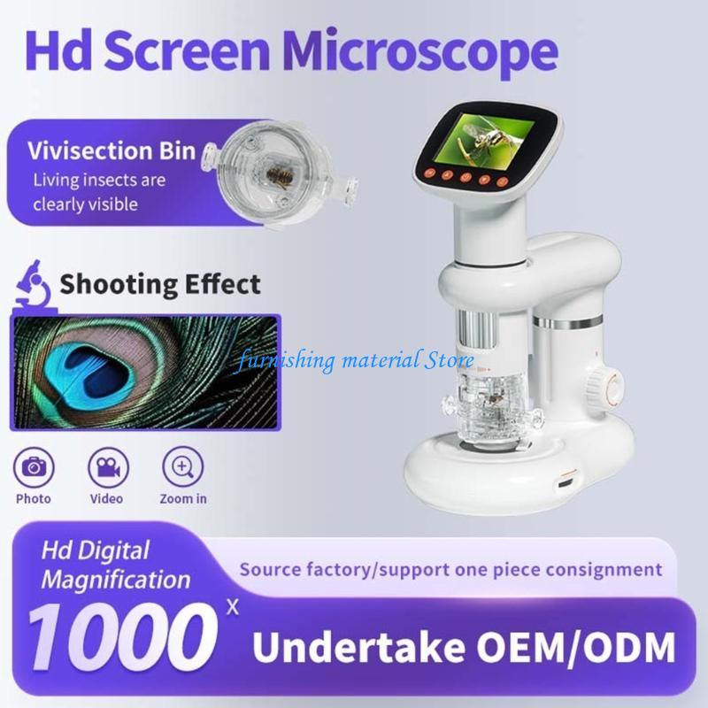 Y5GD Wireless Digital Microscope 50X-1000X Magnification Portable Handhelds USB Microscopes with Flexible Stand for Kid Adult China Mainland
Y5GD Wireless Digital Microscope 50X-1000X Magnification Portable Handhelds USB Microscopes with Flexible Stand for Kid Adult China Mainland