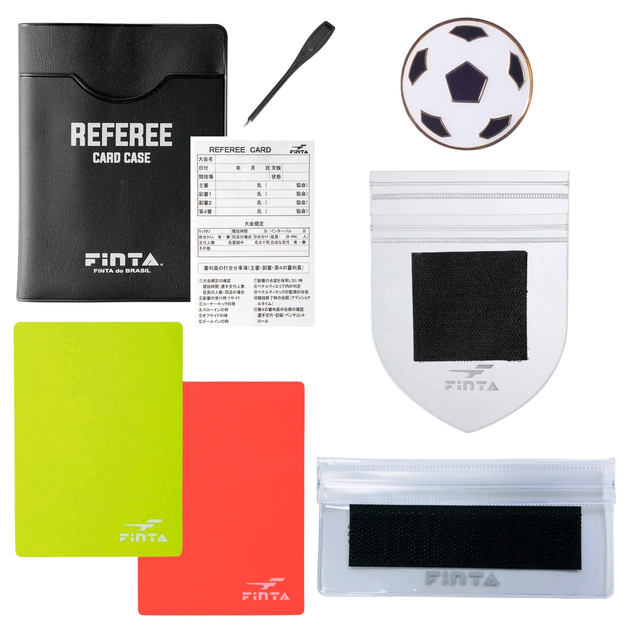 FINTA Soccer/Futsal Referee Starter Set FT3800 with Two Patch Guards
FINTA Soccer/Futsal Referee Starter Set FT3800 with Two Patch Guards