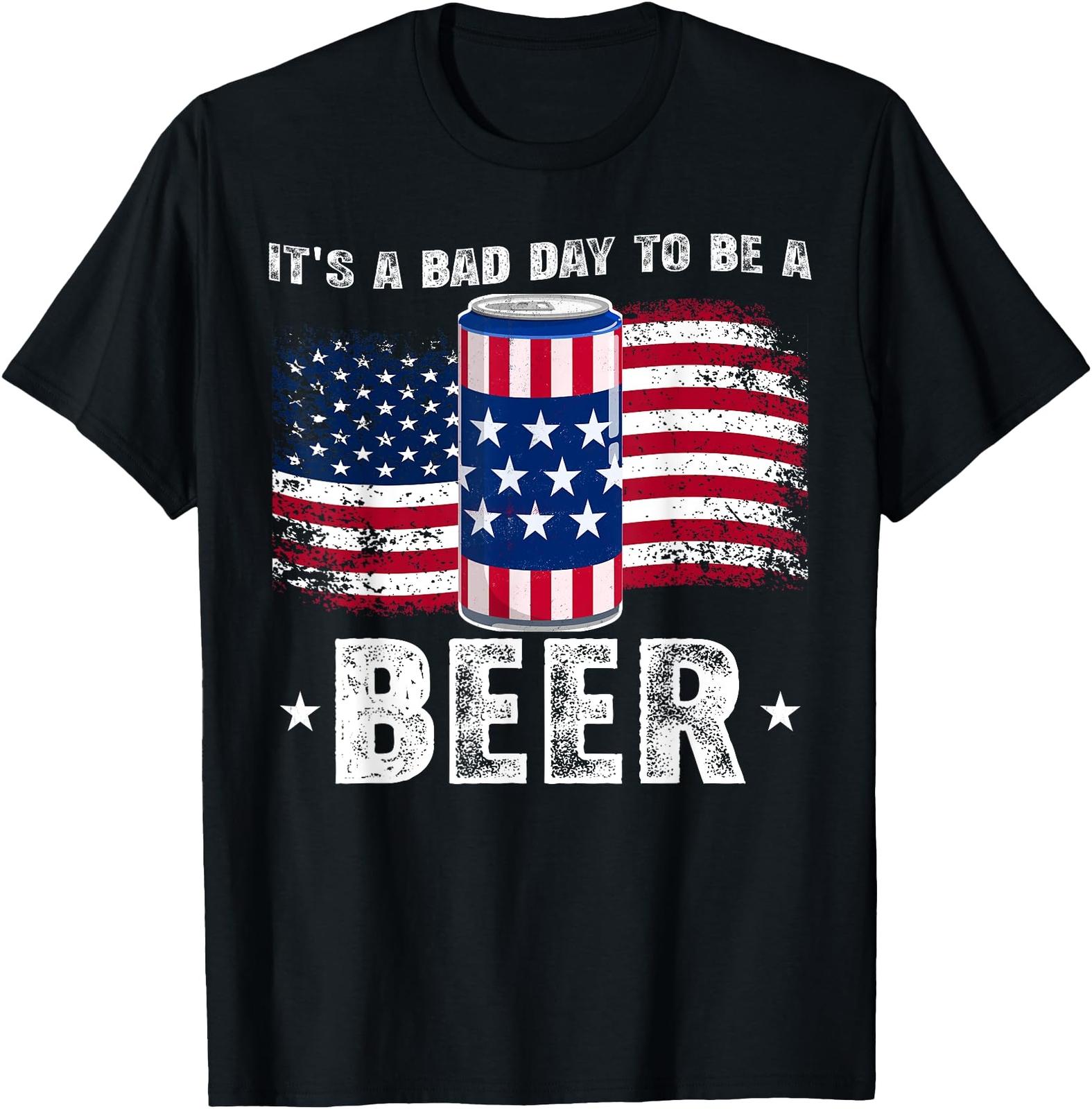 Bad Day To Be a Beer American Flag 4th of July Beer Drinker T-Shirt 5XL різнокольоровий
Bad Day To Be a Beer American Flag 4th of July Beer Drinker T-Shirt 5XL різнокольоровий
