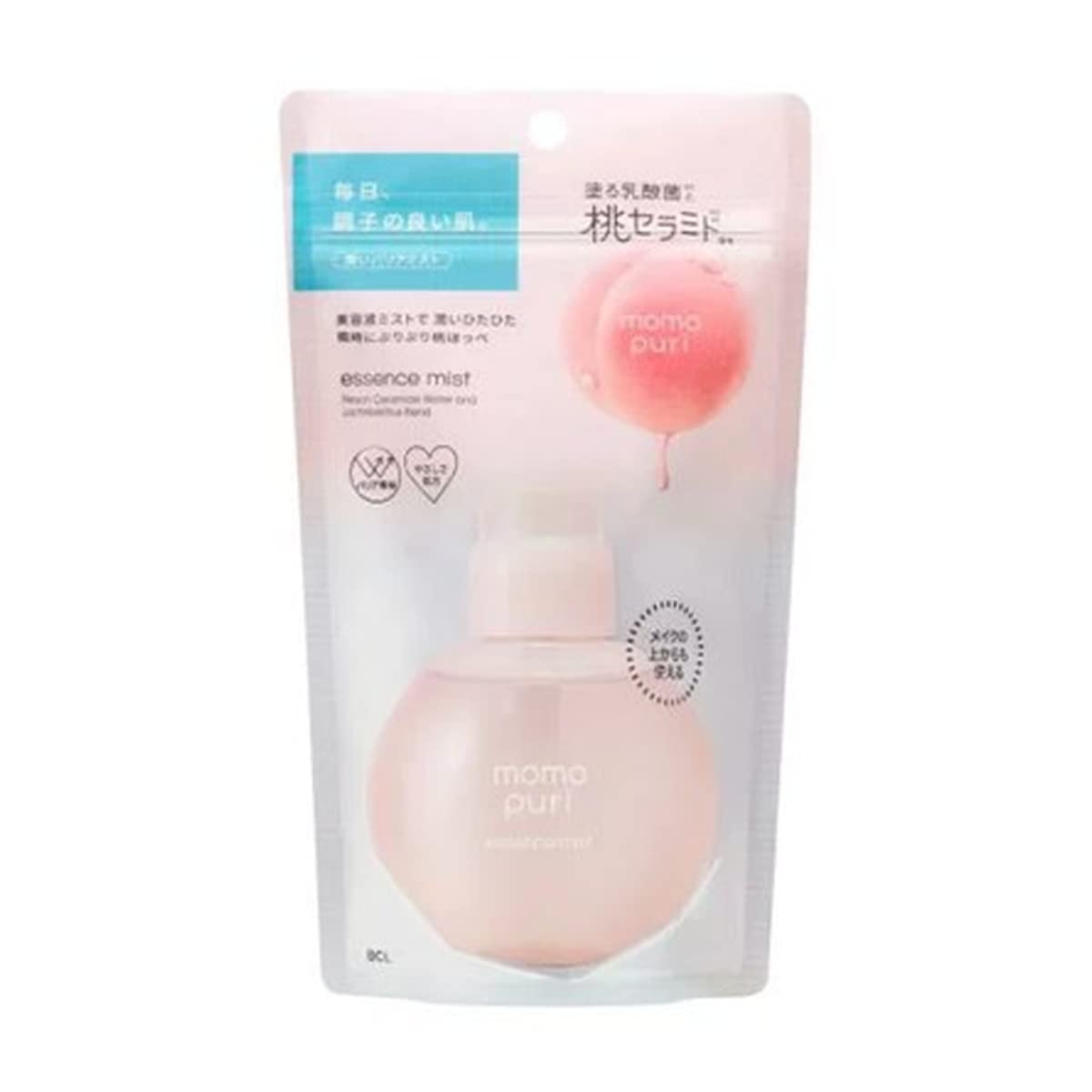 BCL Momopuri Puritto Peach Skin Mist Нанесение молочнокислых бактерий Peach Ceramide 80 мл
BCL Momopuri Puritto Peach Skin Mist Нанесение молочнокислых бактерий Peach Ceramide 80 мл