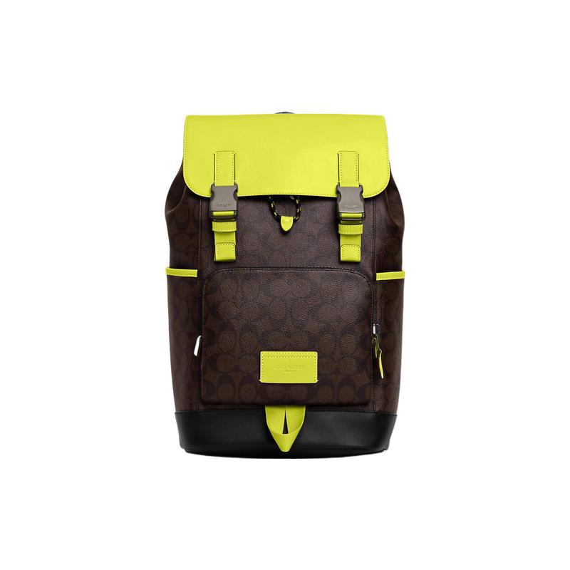 COACH backpack Track 27 Logo Logo Classic Presbyopic Flap Drawstring Multi-Function Bag Canvas with Leather Large Men s Lemon Yellow and Brown жовтий
COACH backpack Track 27 Logo Logo Classic Presbyopic Flap Drawstring Multi-Function Bag Canvas with Leather Large Men s Lemon Yellow and Brown жовтий