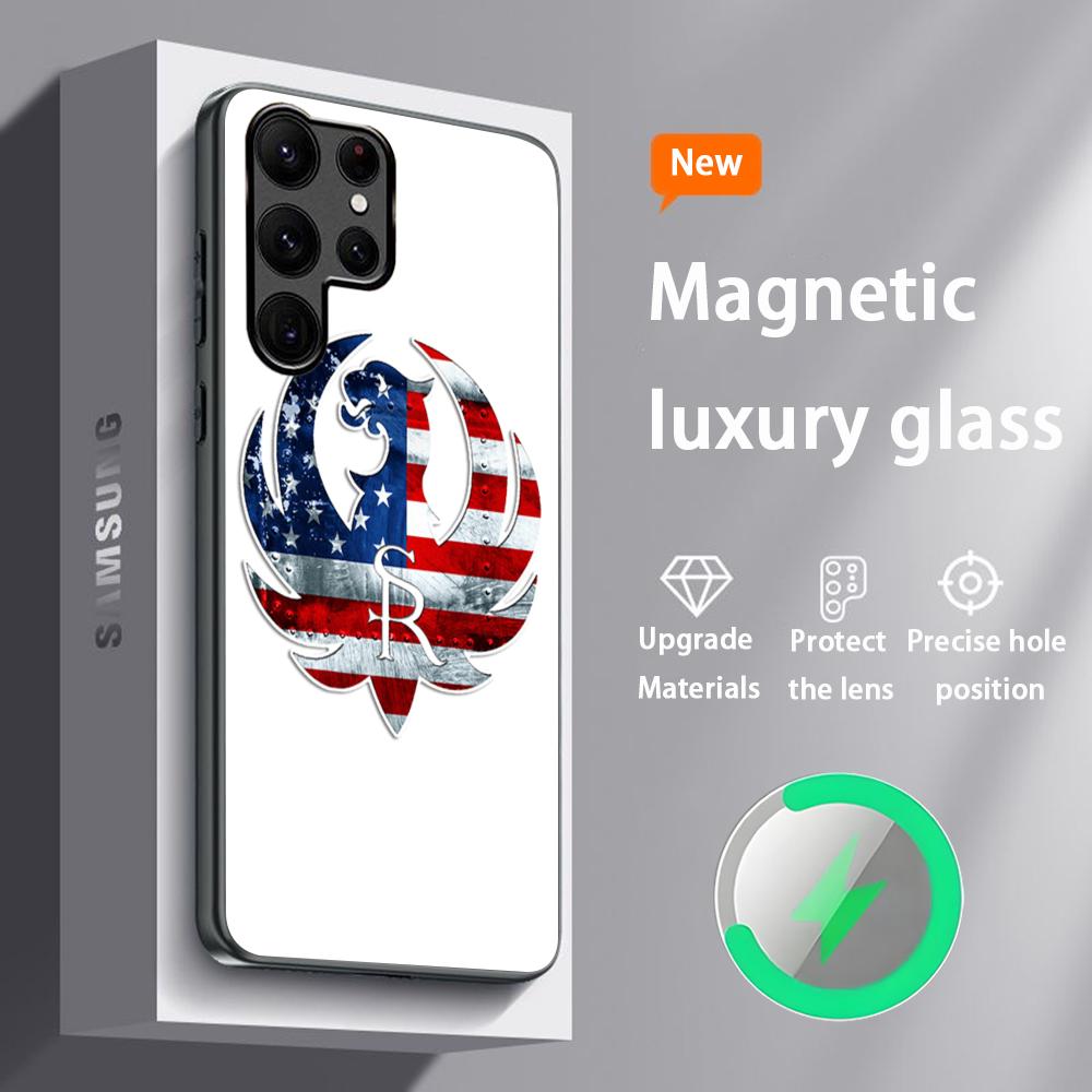 Hot R-RUG-ER G-Gun Brand Phone Case For Samsung S25 S24 S23 S22 S21 S20 Plus Ultra Note20 Glass Magnetic Case Samsung S22 Ultra
Hot R-RUG-ER G-Gun Brand Phone Case For Samsung S25 S24 S23 S22 S21 S20 Plus Ultra Note20 Glass Magnetic Case Samsung S22 Ultra