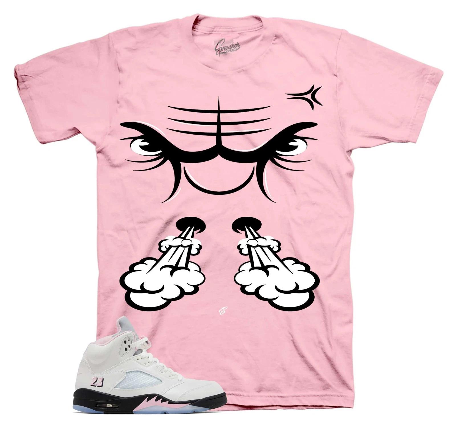 T-Shirts To Match Retro 5 Soft Pink AJ5 Sneakers - Raging Face Sneaker Tees M
T-Shirts To Match Retro 5 Soft Pink AJ5 Sneakers - Raging Face Sneaker Tees M