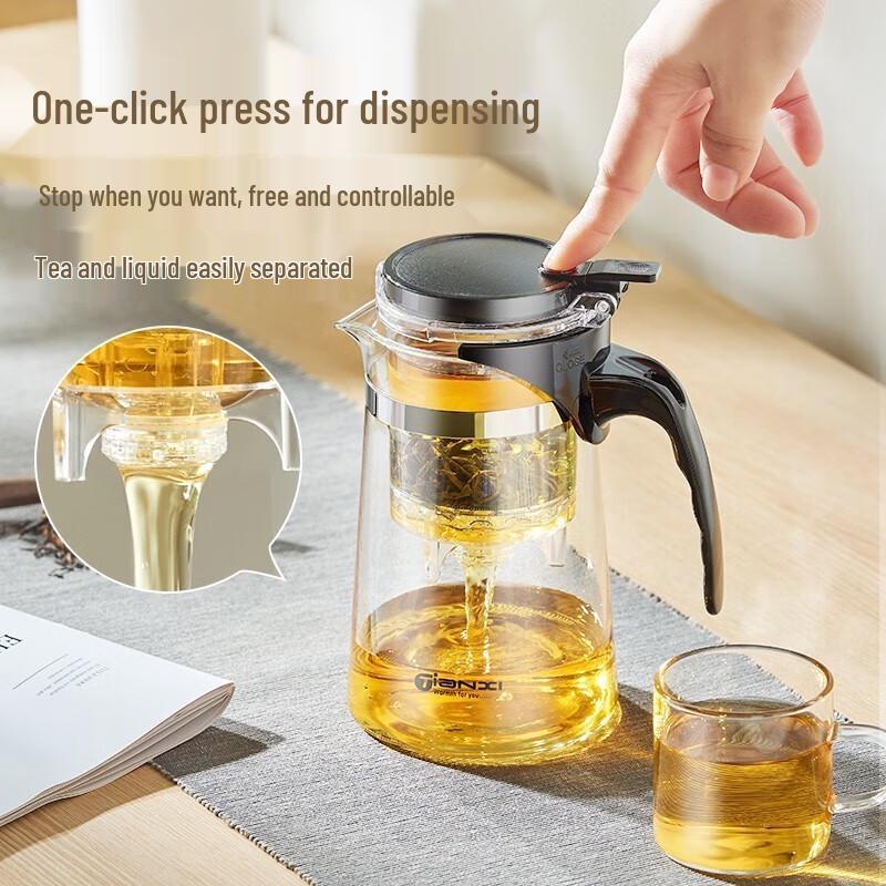 Tianxi Glass Teapot with Infuser
Tianxi Glass Teapot with Infuser