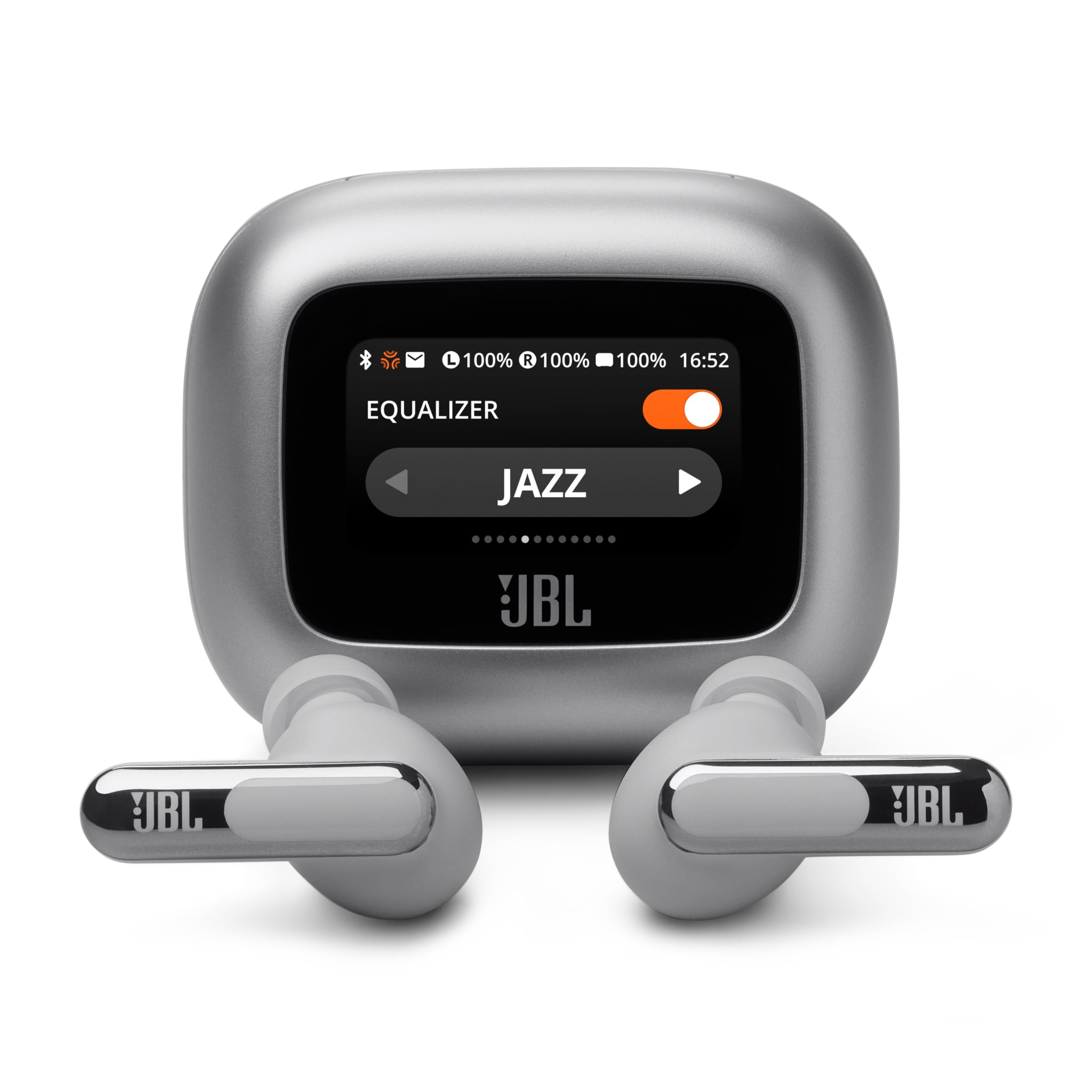 Розумний чохол для навушників JBL LIVE BEAM 3/Водонепроникний/Сумісний/Срібний/JBLLIVEBEAM3SIL
Розумний чохол для навушників JBL LIVE BEAM 3/Водонепроникний/Сумісний/Срібний/JBLLIVEBEAM3SIL