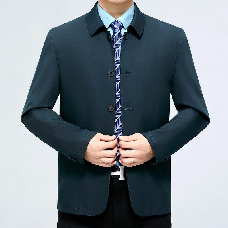 Высококачественная мужская куртка из шелка Mulberry, весна-осень, новое пальто с лацканами для среднего и пожилого возраста, деловая повседневная одежда для пап, топ на пуговицах 200
Высококачественная мужская куртка из шелка Mulberry, весна-осень, новое пальто с лацканами для среднего и пожилого возраста, деловая повседневная одежда для пап, топ на пуговицах 200