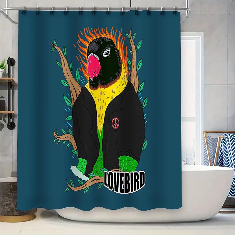 Unique Parrot Shower Curtain Tropical Bird Pattern Bathroom Decor Waterproof Fabric Home Decor Modern Artistic Wall Hanging W60H190(CM)-1 Pcs
Unique Parrot Shower Curtain Tropical Bird Pattern Bathroom Decor Waterproof Fabric Home Decor Modern Artistic Wall Hanging W60H190(CM)-1 Pcs