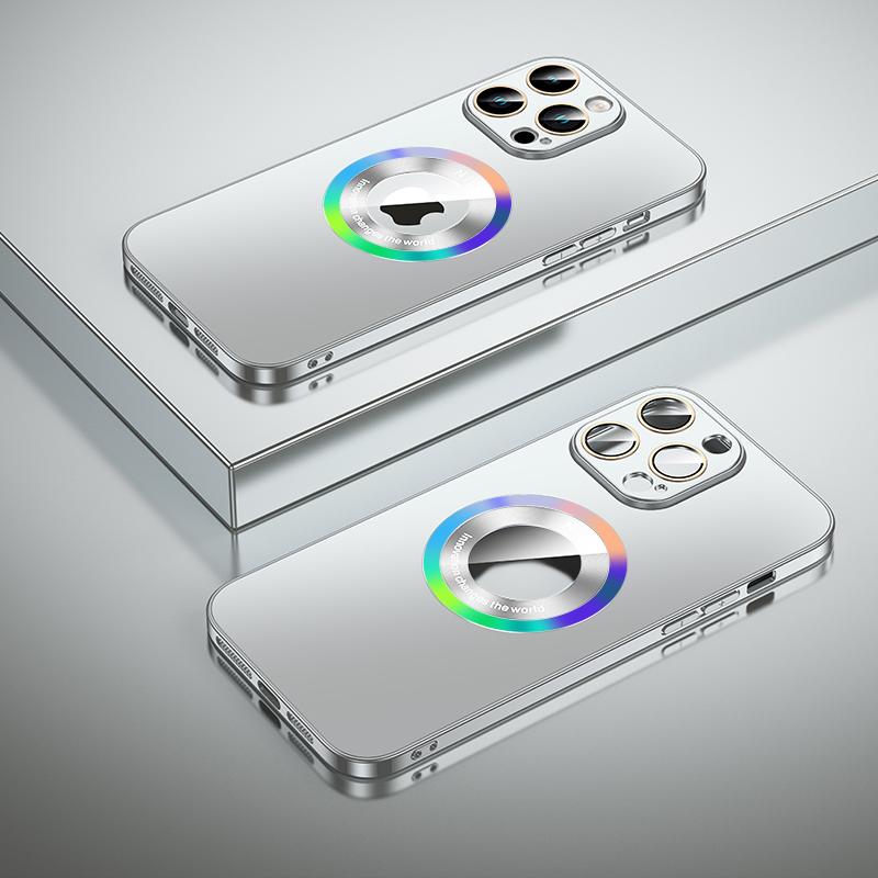 Магнитный стеклянный чехол с полным объективом для Iphone 12 13 14 Pro Max Plus, металлическая краска, рамка из ТПУ, матовая задняя крышка из ПК для Magsafe Charge For iPhone 14 Plus серебряный
Магнитный стеклянный чехол с полным объективом для Iphone 12 13 14 Pro Max Plus, металлическая краска, рамка из ТПУ, матовая задняя крышка из ПК для Magsafe Charge For iPhone 14 Plus серебряный