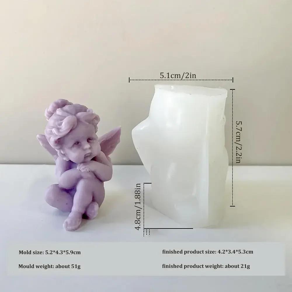 Candle Molds Christmas Self Made Candles Silicone Mold Angel Cake Chocolate Fragrance DIY Making Winged Arts Crafts Sewing Home
Candle Molds Christmas Self Made Candles Silicone Mold Angel Cake Chocolate Fragrance DIY Making Winged Arts Crafts Sewing Home