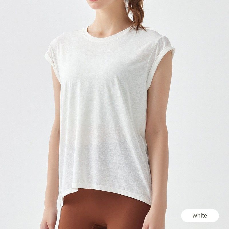 Summer Short-Sleeved Quick-Drying Sportswear T-shirt Yoga Clothes Loose Split Dovetail Beautiful Back Tank-Top Running Fitness Clothes Women white white M
Summer Short-Sleeved Quick-Drying Sportswear T-shirt Yoga Clothes Loose Split Dovetail Beautiful Back Tank-Top Running Fitness Clothes Women white white M