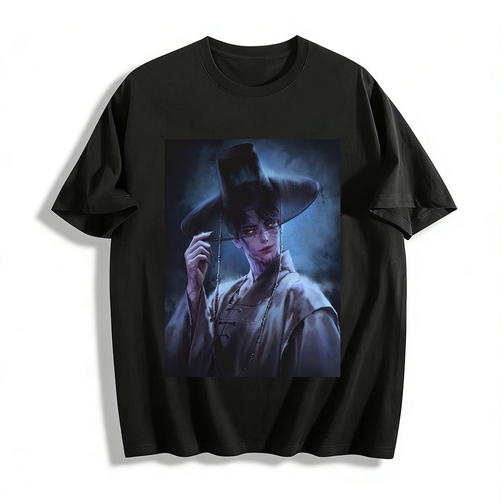 Dark Style Korean Mysterious Heterochromia Character Print Top Niche Trendy Loose Casual T-Shirt Pure cotton T-shirt XXS
Dark Style Korean Mysterious Heterochromia Character Print Top Niche Trendy Loose Casual T-Shirt Pure cotton T-shirt XXS