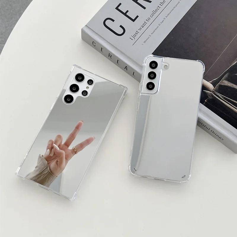 Mirror Phone Cases For Samsung Galaxy S25 S24 S23 S22 Note 20 Ultra A52 A53 ZFlip6 ZFold6 Shockproof Back Cover For Galaxy S21
Mirror Phone Cases For Samsung Galaxy S25 S24 S23 S22 Note 20 Ultra A52 A53 ZFlip6 ZFold6 Shockproof Back Cover For Galaxy S21