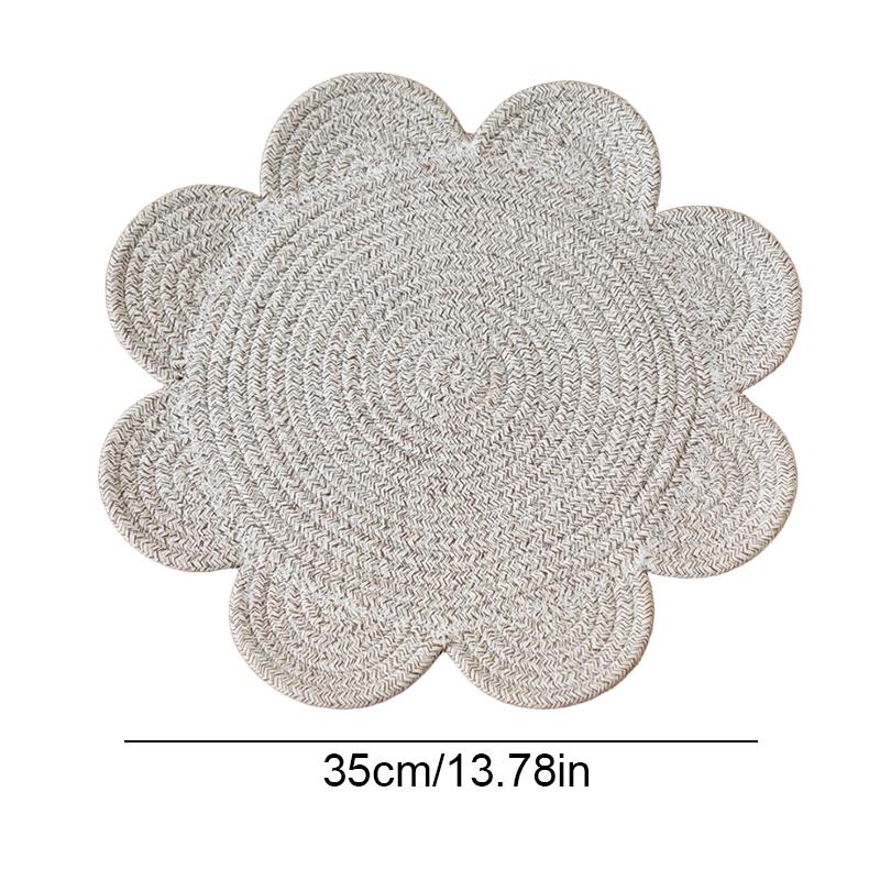 1PC Natural Home-Use Flower-Shaped Insulating Corn Heat-Resistant Woven Multi-Purpose Placemat Eco-Friendly Husk Durable 35cm
1PC Natural Home-Use Flower-Shaped Insulating Corn Heat-Resistant Woven Multi-Purpose Placemat Eco-Friendly Husk Durable 35cm
