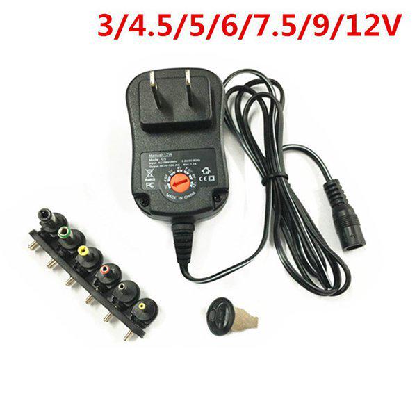 1 Set 12W Adjustable Voltage Black Power Supply (ABS+PC) - AC100-240V US Standard Other
1 Set 12W Adjustable Voltage Black Power Supply (ABS+PC) - AC100-240V US Standard Other