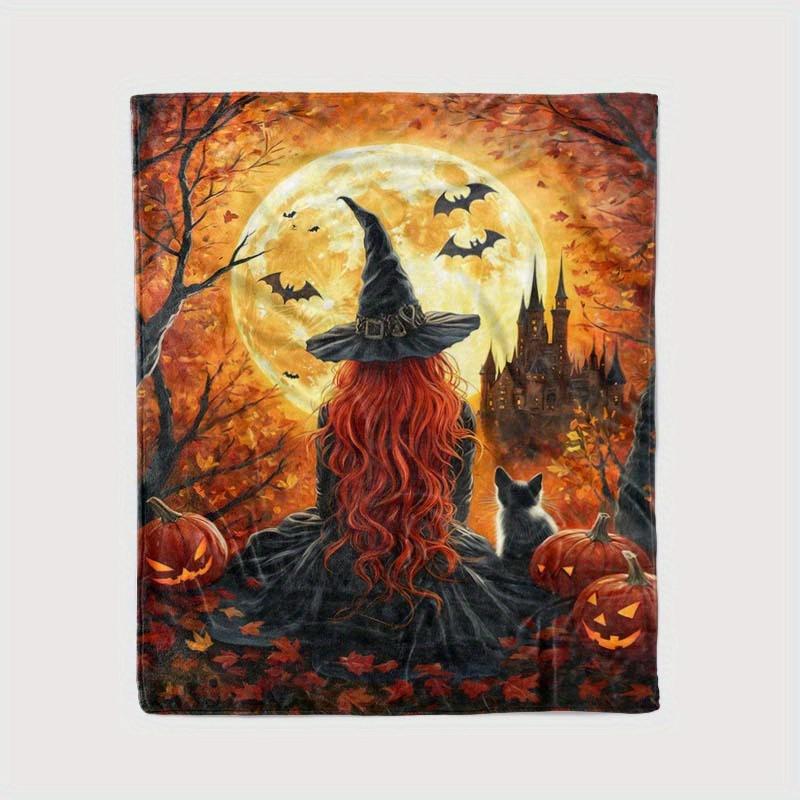 Хэллоуинская ведьма Плед Силуэт Черной кошки Тыква Фланель Флис Плед Мягкий Офисный коврик Уютный Подарок на праздники и дни рождения 30x40in
Хэллоуинская ведьма Плед Силуэт Черной кошки Тыква Фланель Флис Плед Мягкий Офисный коврик Уютный Подарок на праздники и дни рождения 30x40in