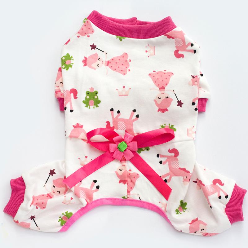 New pet clothes casual wear teddy dog four-foot print dog small dog pajamas wholesale pet clothing S розовый
New pet clothes casual wear teddy dog four-foot print dog small dog pajamas wholesale pet clothing S розовый