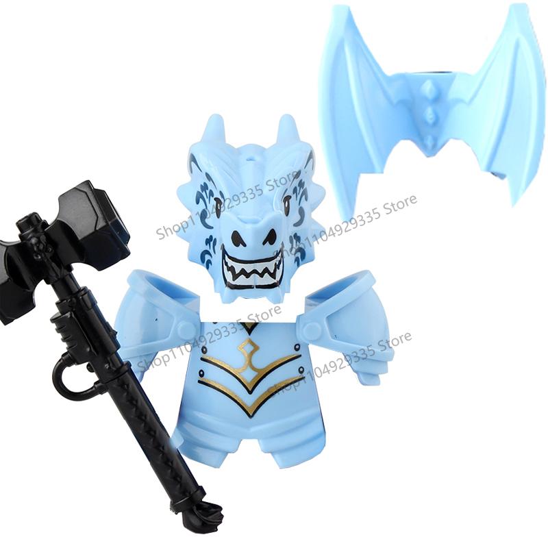 QQ04-11 Середньовічні лицарі Будівельні блоки Лицарі Дракона Верховий дракон Фігурки Аксесуари Ігрова модель Збірна Цегляна іграшка
QQ04-11 Середньовічні лицарі Будівельні блоки Лицарі Дракона Верховий дракон Фігурки Аксесуари Ігрова модель Збірна Цегляна іграшка