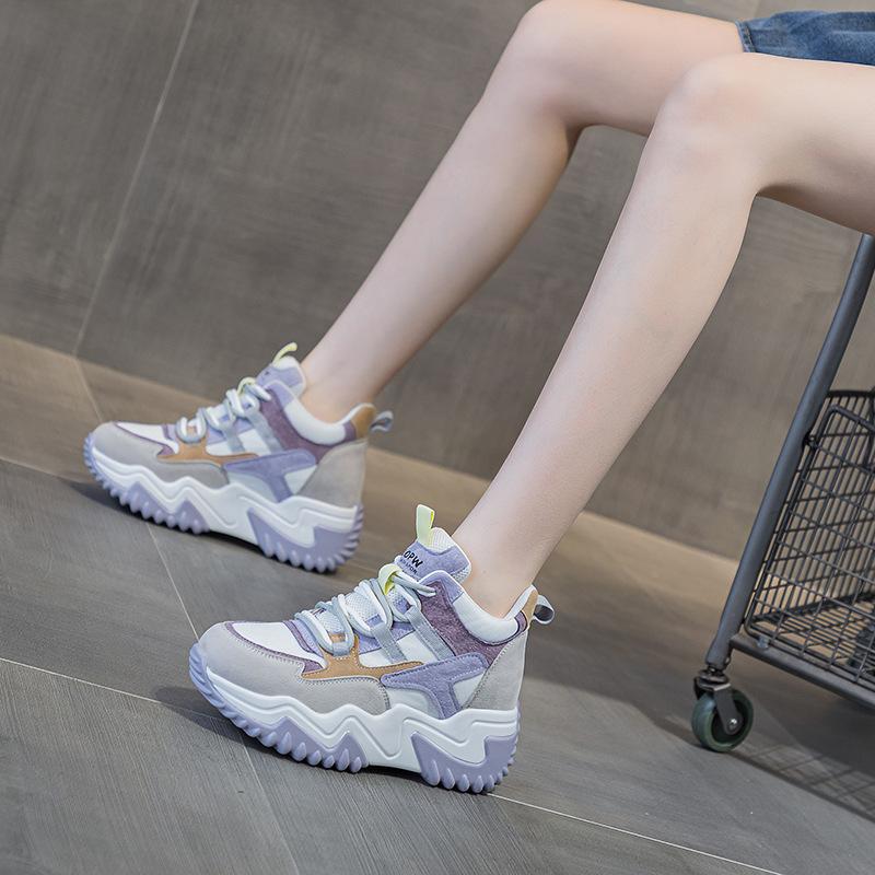 Frosted leather inner height-increasing dad shoes autumn platform women s shoes versatile casual fashion height-increasing sports dad shoes 40
Frosted leather inner height-increasing dad shoes autumn platform women s shoes versatile casual fashion height-increasing sports dad shoes 40