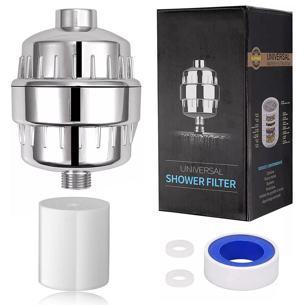 10 Stages Bathroom Water Filter Remove Chlorine Heavy Metals Filtered Shower Head,with 1 Filter A
10 Stages Bathroom Water Filter Remove Chlorine Heavy Metals Filtered Shower Head,with 1 Filter A