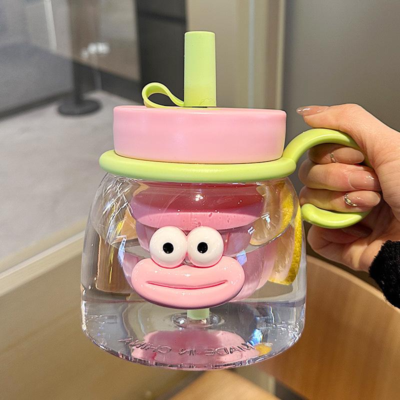 1000ML Large Capacity Cartoon Water Bottle with Handle Lid And Tea Infuser BPA Free Food Grade PC Travel Cup Cute 1.0L рожевий
1000ML Large Capacity Cartoon Water Bottle with Handle Lid And Tea Infuser BPA Free Food Grade PC Travel Cup Cute 1.0L рожевий