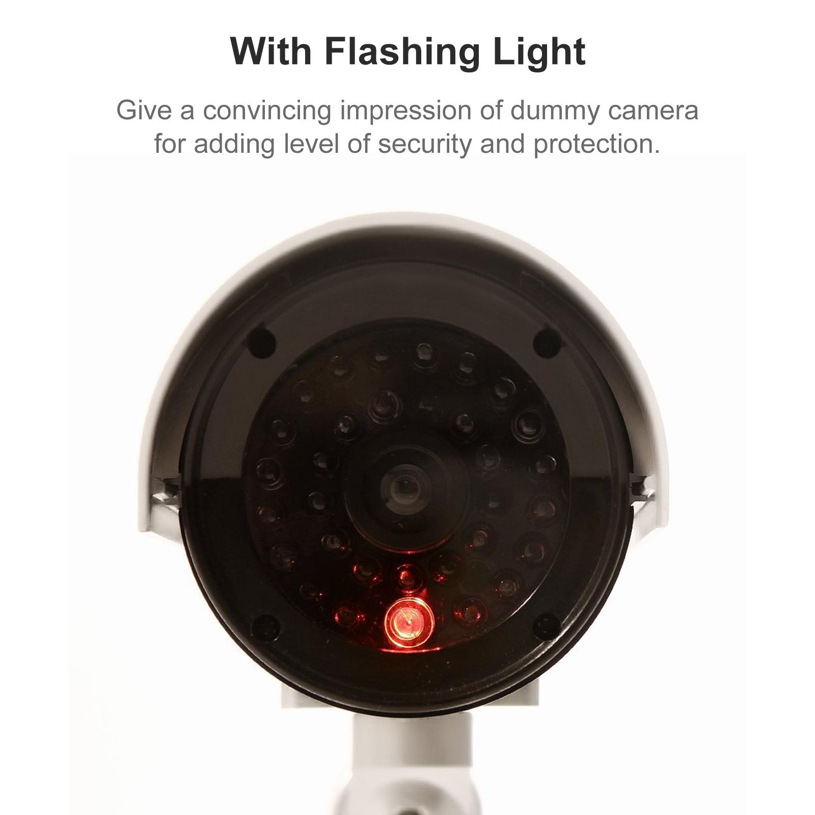 Fake Security Camera Dummy Camera Simulated Surveillance Camera with Flashing Light Indoor Outdoor Use for Home Business Warning Security
Fake Security Camera Dummy Camera Simulated Surveillance Camera with Flashing Light Indoor Outdoor Use for Home Business Warning Security
